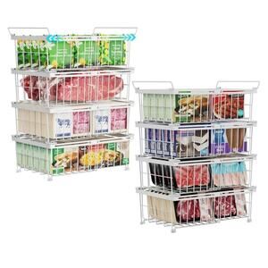 Freezer Organizer Bins - Fit 10 to 20 Cu.FT Deep Freezer, 8 Pack Expandable New